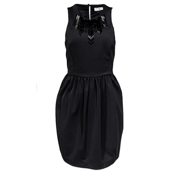 Trina Turk Dress Cocktail Black Dress Chic & Elevated Sleeveless Dress Size 4 - Picture 4 of 16